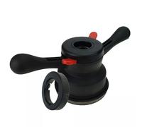 Ecrou à serrage rapide STIX pour équilibreuse Ø 40×4 mm, 2x douilles (81/117 mm), caoutchouc