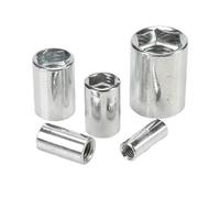 Écrou à six pans creux M5 M6 M8 M10 M12 M16 Écrou de couplage Allonger Épaissir Capuchon rond Joint de colonne Écrous de conversion cylindriques(304 stainless steel,M5X7.1X23(10PCS))