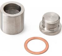 Écrou à souder Rallonge + bouchon Sonde O2 M18X1.5 Lambda ACIER INOX V2A