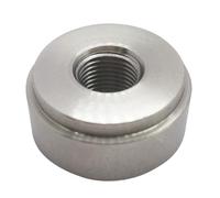 Écrou à souder | Soudure sur bonde en acier inoxydable 1/8NPT M18 Insert d'écrou à souder - Soudure soudable sur écrous filetés pour tuyau d'échappement de réservoir d'huile