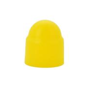 Ecrou à tête bombée Hex Acorn, Cache-dôme en plastique for écrous hexagonaux et borgnes M3-M24, multicolores, for outils automobiles(Yellow,M8x12x15 (20Pcs))