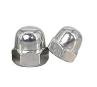 Écrou à tête conique M3 M4 M5 M6 M8 M10 M12 M14 M16 M18 en laiton/acier inoxydable 304/acier inoxydable noir 304, écrou hexagonal anti-desserrage et antirouille(304 Stainless Steel,M3 (30pcs))