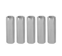 Écrou à tige longue à raccord hexagonal, Écrous de couplage hexagonaux M4 8-25 mm 5 pièces(M4x10)