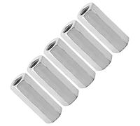 Écrou à Tige Longue, Manchon Hexagonal, Attaches Filetées pour Machines, Matériau en Acier au Carbone, 5 Pièces (M12*50 côté opposé 15)