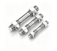 Écrou À Vis À Tige Filetée À Double Extrémité M3 En Acier Inoxydable 304.(M3x70mm 5pcs)