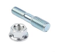 Écrou à vis et tige de connexion pour plaques de guidage de tronçonneuse de 52 mm et 58 mm utilisées dans les équipements de coupe forestière