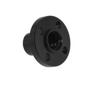 Écrou à vis sans fin, Écrous à vis T8, bride et arbre, plastique, laiton, pas 1-2 mm, pas 1-8 mm(Type E,Pitch 2mm Lead 4mm)