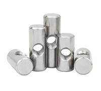 Écrou Acier INOX, Ecrous Hexagonal Boulons de Baril en Acier Inoxydable M4 M5 M6 304, Cheville cylindrique, Trou Transversal, Marteau de Connexion, écrou intégré, Accessoires de Meubles