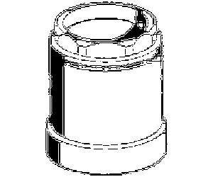 Ecrou annulaire Hansa M52x1 sw 45 59912339 1, AF 45 ( -2015 )