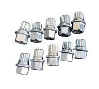 Ecrou Antivol,Boulon Antivol Roue Voiture Lot de 5 boulons de roue antivol, écrou de blocage, adaptateur de clé #000-#009, convient Utilisation adaptée pour Bora Golf Jetta Passat, convient Utilisatio