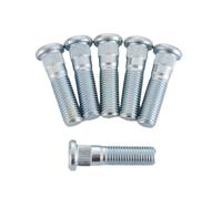 Ecrou Antivol,Goujon de Roue 10 boulons de roue de voiture M12x1,5 49 mm/43 mm de longueur 12 goujons de roue de 1,5 mm et un de 12,3 mm(43mm Length 10pcs)