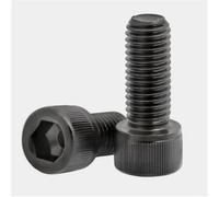 Ecrou Antivol,Goujon de Roue 5pcs/100pcs DIN912 Grade12.9 black hexagon Hex Socket allen Head Cap Screw M1.4 M1.6 M2 M2.5 M3 M3.5 M4 M5 M6 M7 M8(X50mm,M4 10pcs)