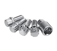 Ecrou Antivol,Goujon de Roue 5pcs / Définir les boulons de verrouillage de roue en acier M14 x 1,5 mm Radius de verrouillage de rayon de sécurité Security Security Utilisation adaptée pour Audi Utilis