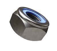 Écrou Auto-freiné Hexagonal Ecrou Indesserrable Acier Inox DIN 985 Pas Fin (M16x1.5) x10