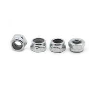 Écrou autobloquant hexagonal en acier au carbone galvanisé M2,5 M3 M4 M5 M6 M8 M10 M12 M14 M16(M12 2pcs)