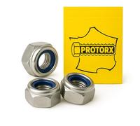 Ecrou Autofreiné Nylstop M4 : 20 Pcs Indesserable Frein Autobloquant Inox Bague Nylon de Blocage | Acier Inoxydable | Usage Interieur et Exterieur | Hexagonal (Diam. 4mm x 7mm) HI - Din985