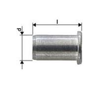 Ecrou aveugle alu standard tête plate M6x9x15,5 Gesipa (Par 250)