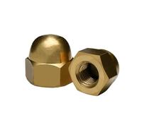 Écrou bombé M3 M4 M5 M6 M8 M10 M12 M14 M16 M18 304 Acier inoxydable Cuivre Couvercle décoratif Dôme Capuchon Écrous borgnes demi-cercle for boulon(Copper,M14 (8PCS))