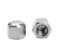 Écrou borgne 1-20 pièces Hex Hexagone Court Bas Mince Cap Écrou Acorn 304 En Acier inoxydable/Couvercle En Acier Noir Aveugle(304 stainless steel,M4 20pcs)