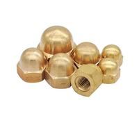 Écrou borgne en laiton massif, Écrous en laiton de différentes tailles, lot 1/2/5 pièces(M8 (2 Pcs))