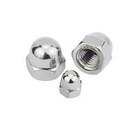 Écrou borgne hexagonal américain en acier inoxydable 304, écrou hexagonal standard américain, 6# -32 à 3/4"-10, UNC/UNF, denture grossière, denture fine standard(1/4-20)