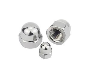 Écrou borgne hexagonal américain en acier inoxydable 304, écrou hexagonal standard américain, 6# -32 à 3/4"-10, UNC/UNF, denture grossière, denture fine standard(8#-32)
