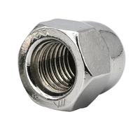 Écrou borgne hexagonal en acier inoxydable, filetage fin métrique, 1/2/5 pièces, M8, M10, M12, M14, M16(M10x1.25 5pcs)