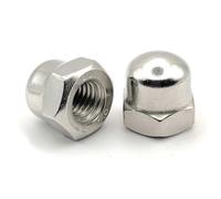 Ecrou Borgne Inox M3 | Ecrous Borgnes Hexagonal | Norme DIN 1587 en Acier Inoxydable A2-070 (V2A/304) | Ecrou capuchon Inox protection vis, boulons, tiges filetées Ø 3mm : LOT DE 50 Pcs - ProRaje