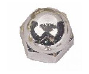 Ecrou borgne laiton Chromé - diamètre 6 mm - 25 pièces BOULVIS
