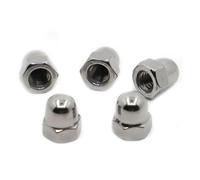 Écrou Borgne M3 M4 M5 M6 M10 M12 M14 304 Écrous Borgnes En Acier Inoxydable Pour DIN1587 Pièces Écrous(M6 10pcs)