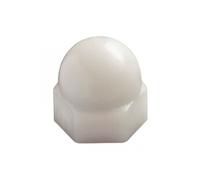 Ecrou borgne nylon 6.6 DIN 1587 M6 boîte de 200 - - 831006