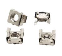 Écrou cage à carte Quatuor écrou flottant M4 M5 M6 M8 M10 Cassette boîtier élastique carte écrous à cage(M4 10pcs)