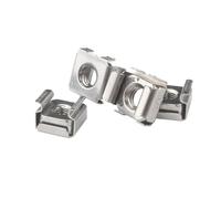 Écrou cage flottant à clip carré en acier inoxydable 304 M4 5 6 8 10 12 for montage en rack d'étagère d'armoire de serveur, 1/10 pièces(2Pcs M10)