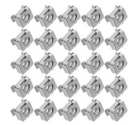 Écrou Cage M4 Nickelé pour Rack à Ressort 100 Pièces et Armoire | Compatibilité Élevée, Fixation Sécurisée, Forte Capacité de Charge, Installation Facile, pour Racks Serveurs et Coffrets