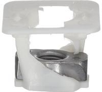 Écrou Cage Nylon pour Véhicules Renault/Peugeot/PSA/Citroën, M6-1.00, Lot de 4, Blanc