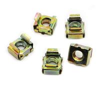 Écrou carré à encliqueter, Écrous à cage flottants en acier inoxydable 304, paquet multicolore M4-M10(Color Zinc-plated,M5 5pcs)