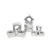 Écrou carré/capuchon à vis quadrilatère en acier inoxydable 316 M3 M4 M5 M6 M8 M10 M12(M6x10x5(5pcs))