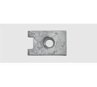 Écrou clip tôle diam 3.5 mm SWG 500 121 9 25 Acier à ressort galvanisé 100 pc(s)