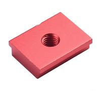 Écrou coulissant en alliage d'aluminium pour le travail du bois, compatibilité M6/M8, essentiel pour le bricolage (M8 rouge)