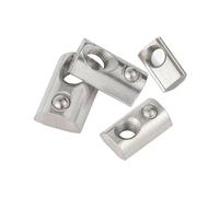 Écrou coulissant en T, Lot de 20 écrous en T à ressort avec bille for profilés en aluminium M3-M8 et 2020-4545(20-M4)