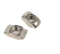 Écrou coulissant for rail en T, 10 pièces écrou forme de for profilé aluminium M3 M4 M5 M6 M8 M10 bloc standard européen connexion fixation support(45 series M8)