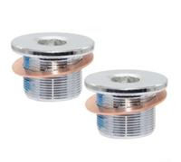 Écrou couronne filetée pour verrouillage de fourche avant avec vis à six pans creux pour vélo électrique pliable M23 x 1 M24 x 1 Pièces de rechange compatibles pour véhicule électrique (M24X1)