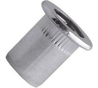 200 écrous crantés à acier à tête réduite 90° à M6x14mm - SCELL-IT - TCR0630