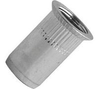 Écrou cranté Scellit tête fraisée 90 TCK acier zingué Noir G