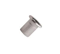 Ecrou cranté Scellit tête plate inox A2