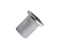 Écrou cranté tête plate SCELL IT ØM6 acier zingué - L.17.5 mm - Øperç.9 mm -