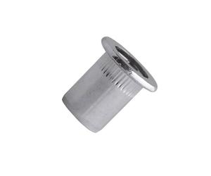 Écrou cranté tête plate SCELL IT ØM6 acier zingué - L.17.5 mm - Øperç.9 mm - Boîte de 200 - TCD0645