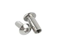 Écrou Cylindrique Tête Ronde Inox 304, Connecteur Mobilier