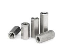 écrou d'accouplement, Filetage à gauche 304 en acier inoxydable, écrous de couplage à tige hexagonale, entretoise M6-M16x20-30mm(M8x25mm)