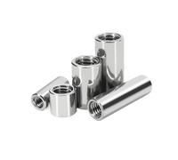 Écrou d'accouplement hexagonal long, Écrous d'accouplement ronds épais en acier inoxydable 304, paquet de 2 à 10 pièces M3-M12(M8x12x30mm (2pcs))